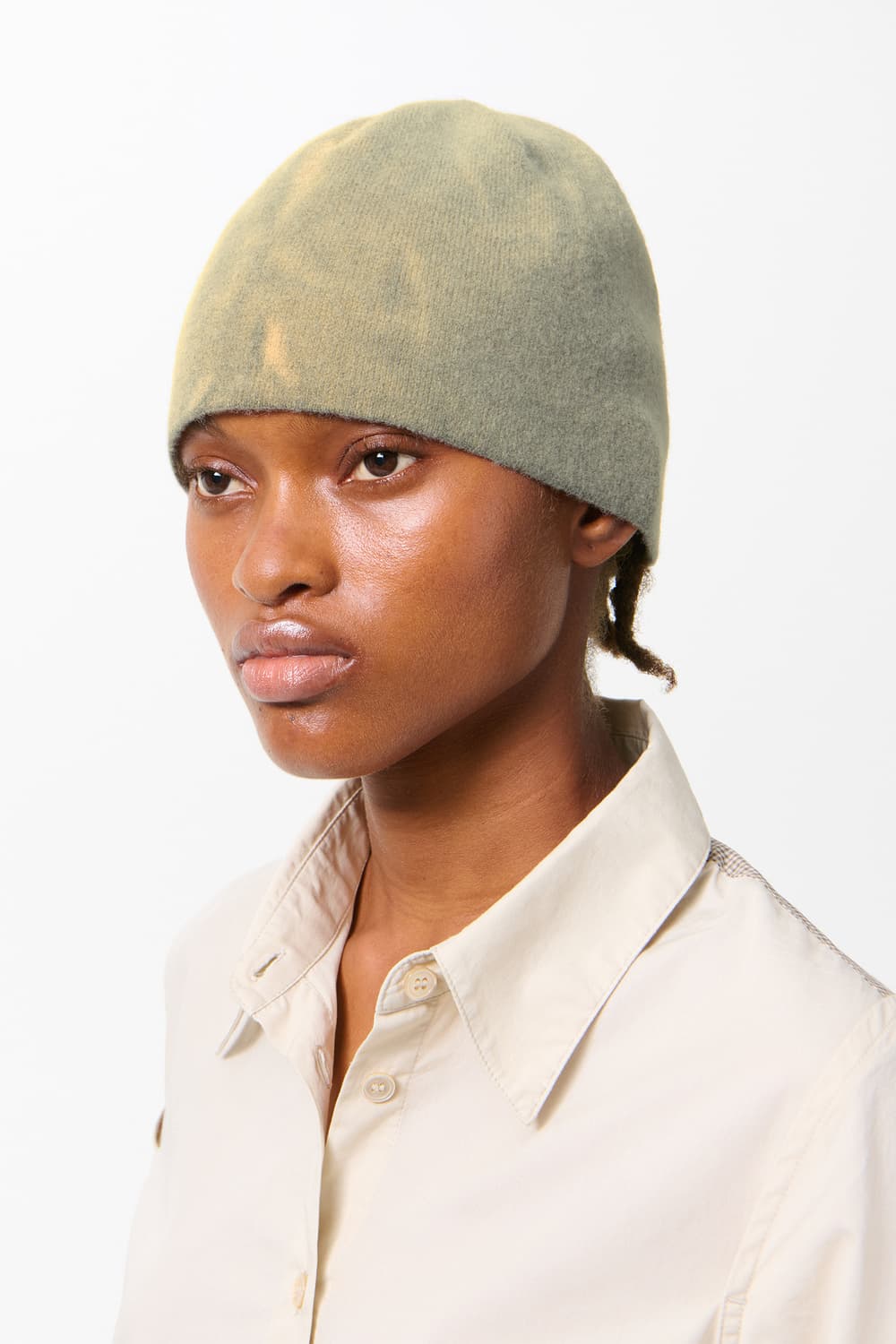 아워레가시 비니 Moss Spray Dye Cherub Wool 상품이미지3