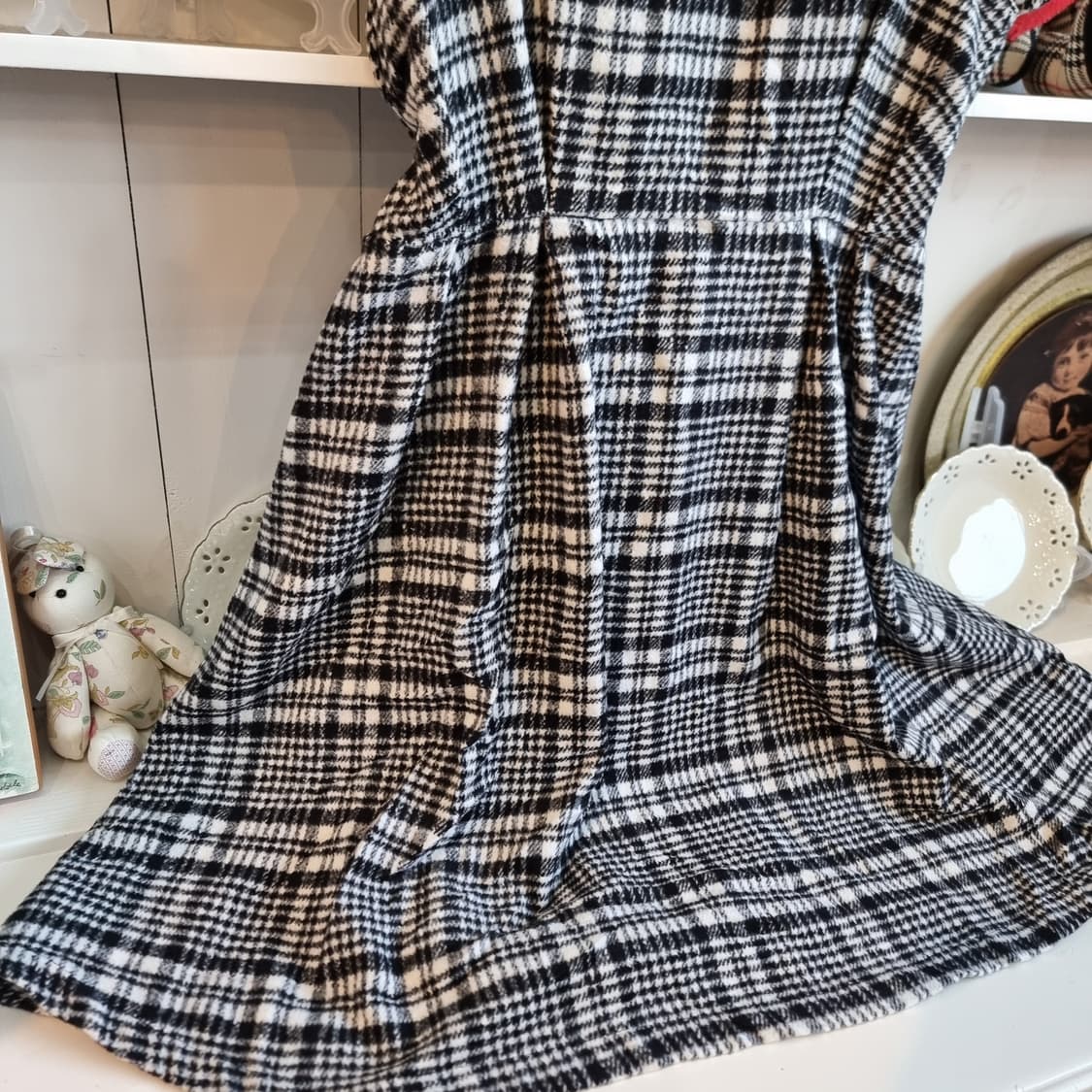 GRL체크 프릴 원피스 상품이미지3