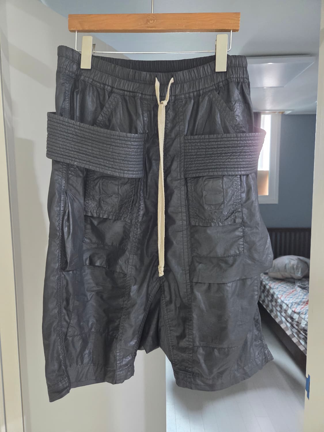 릭오웬스 코팅 태권도반바지 상품이미지1