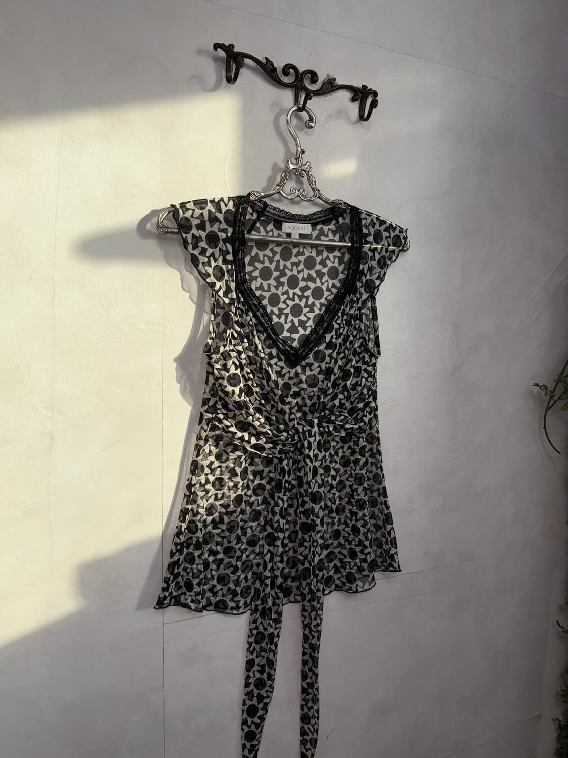 KOOKAI black & white sunflower ribbon bl 상품이미지5