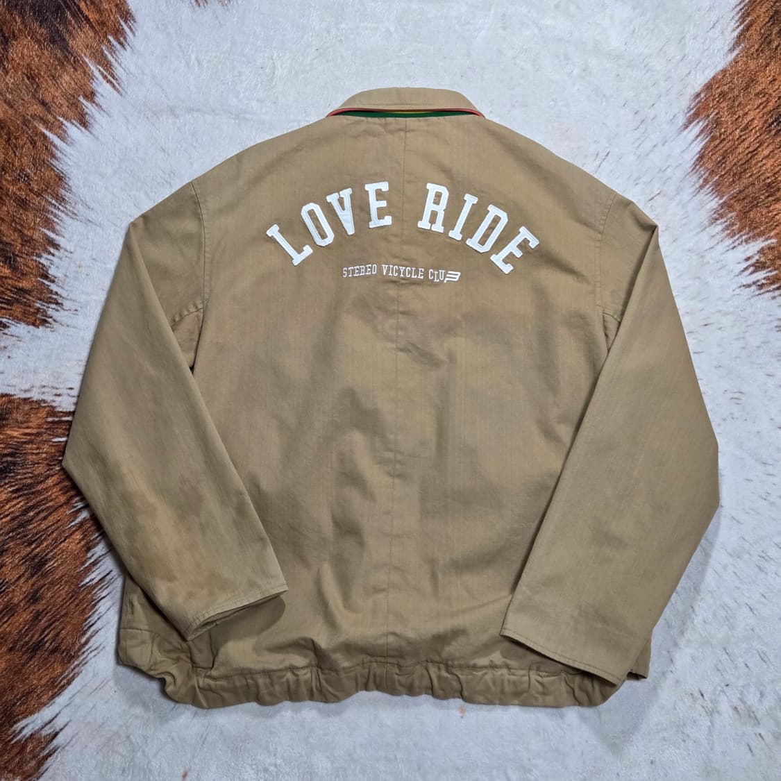 빈티지 베이지 코튼 코치 자켓 상품이미지5