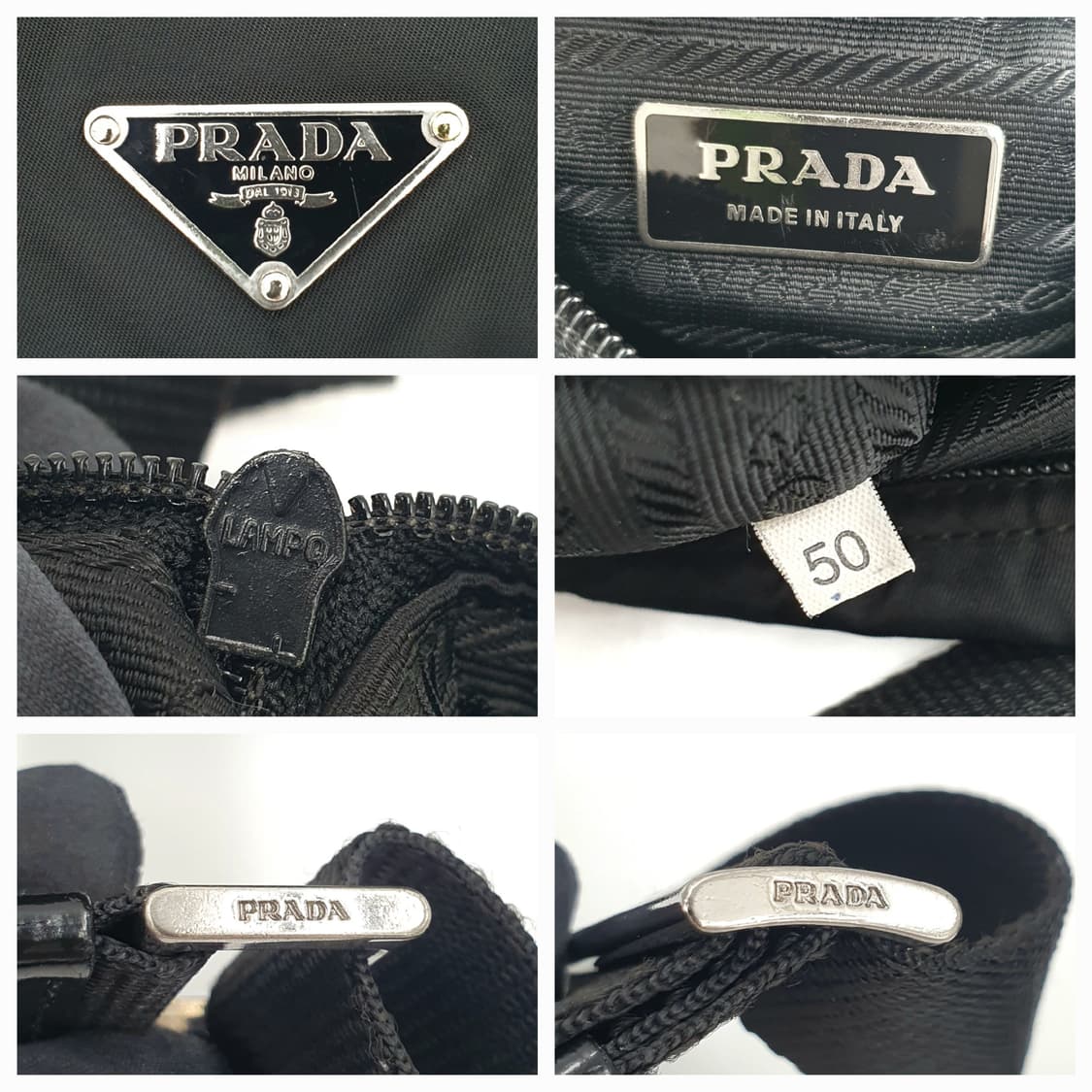 프라다 리나일론 블랙 메신저백 크로스백 숄더백 상품이미지5
