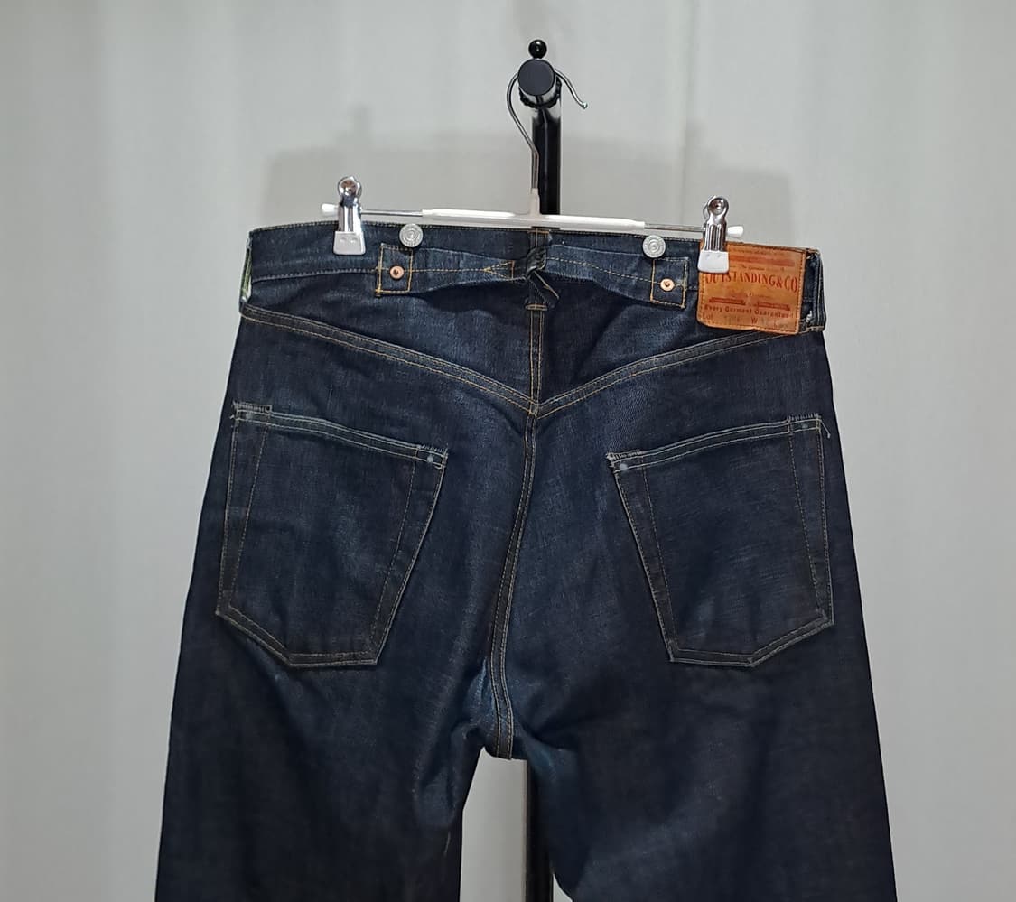(택포) 아웃스탠딩 1201 초기 롤업 데님팬츠 32 B53 상품이미지5