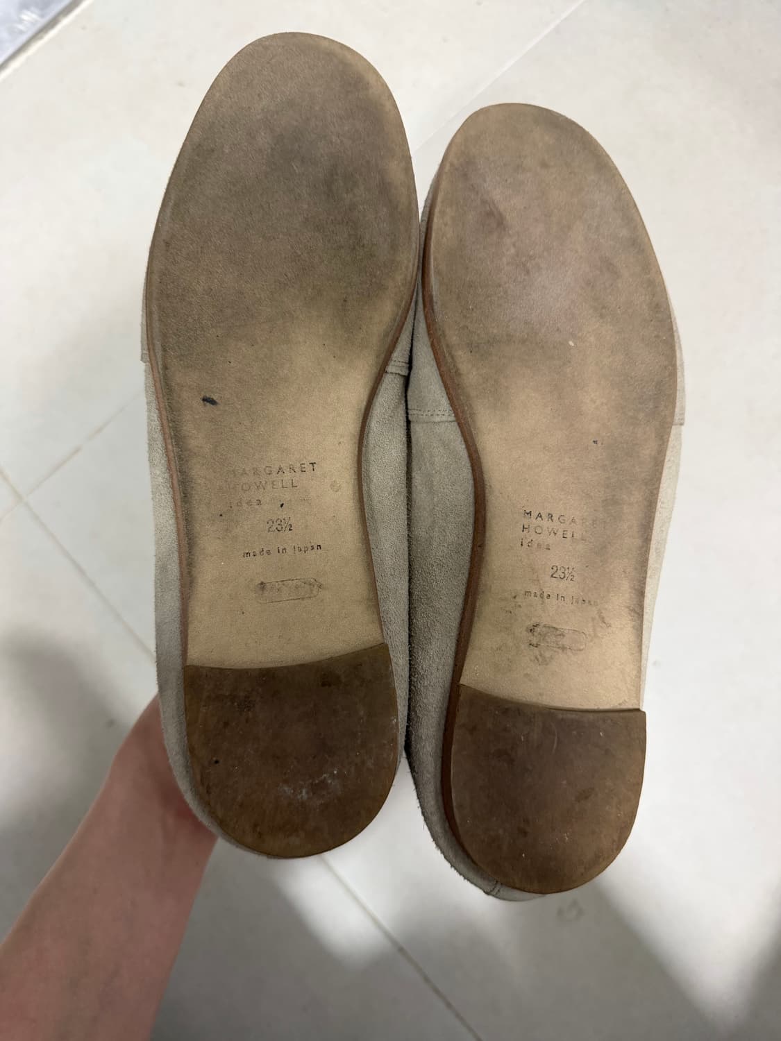 마가렛호웰 스웨이드 플랫슈즈 상품이미지2