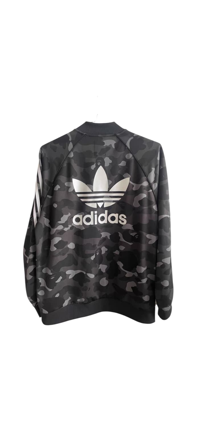 [ L ] 베이프 x 아디다스 흑계 져지 상품이미지4