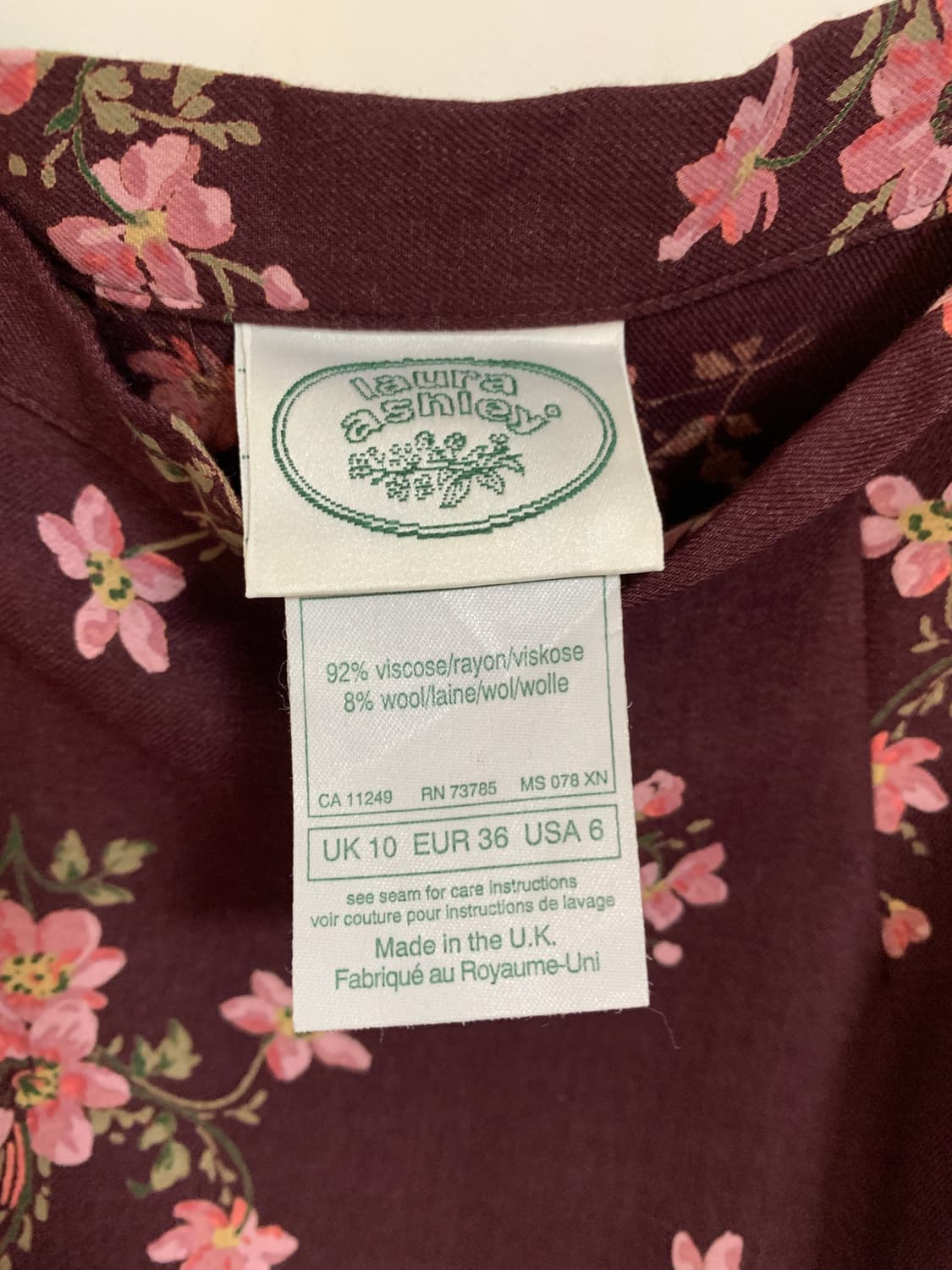 Laura Ashley 꽃무늬 롱 스커트 상품이미지7