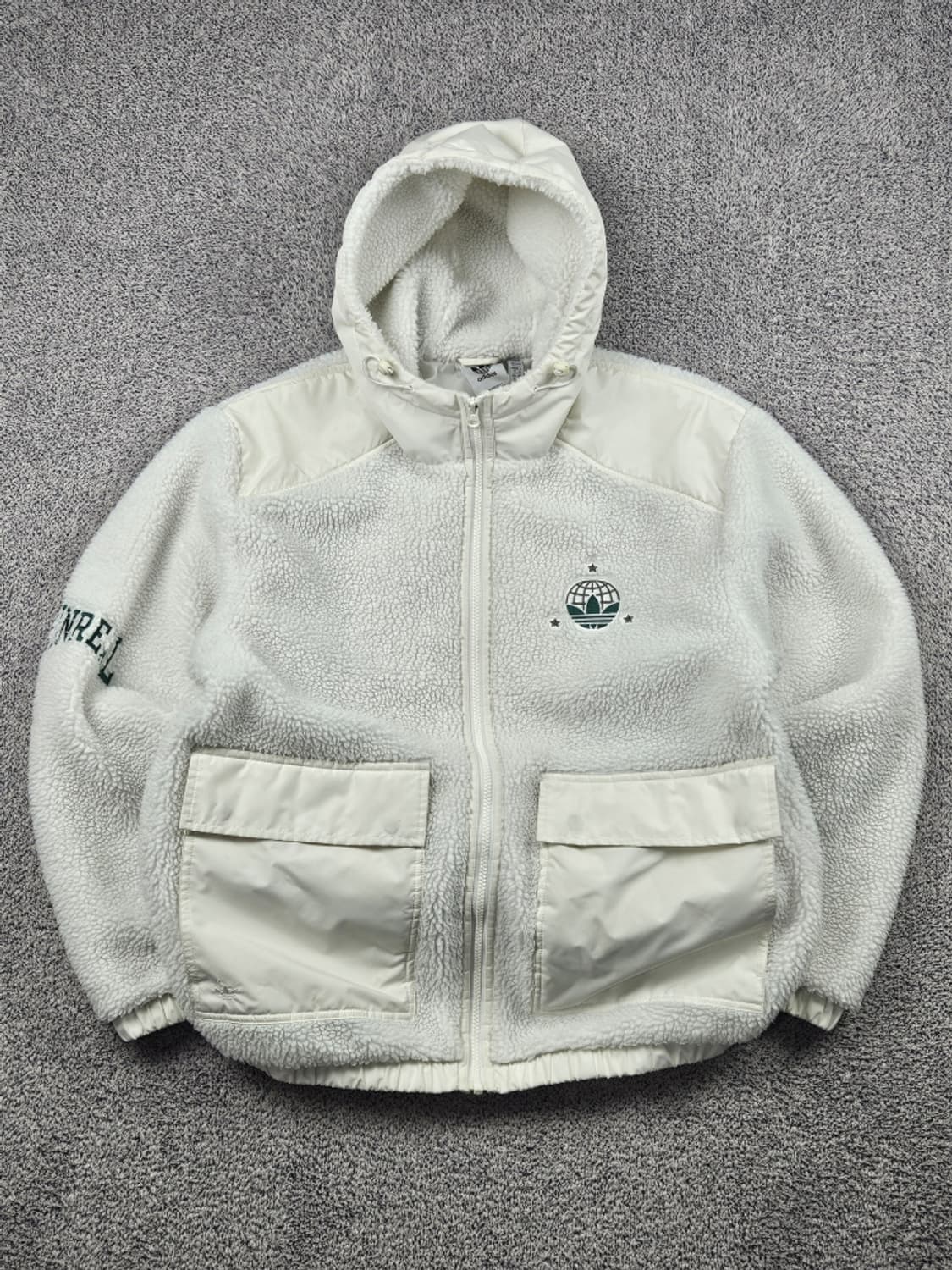 아디다스 MC 쉐르파 플리스 후드집업 자켓 ( L ) / 10372 상품이미지1