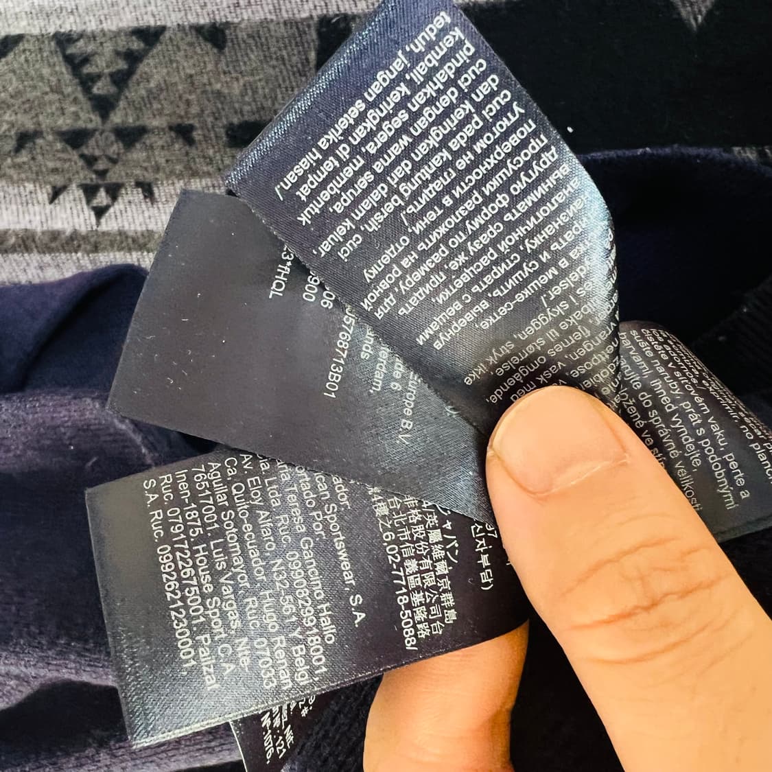 타미힐피거 프리미엄 램스울 반목 니트집업 상품이미지6