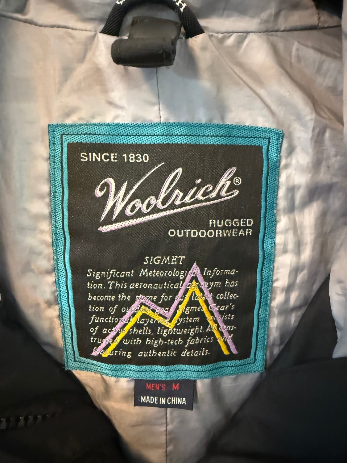 90s Woolrich SIGMET Hood Shell Jacket 상품이미지3