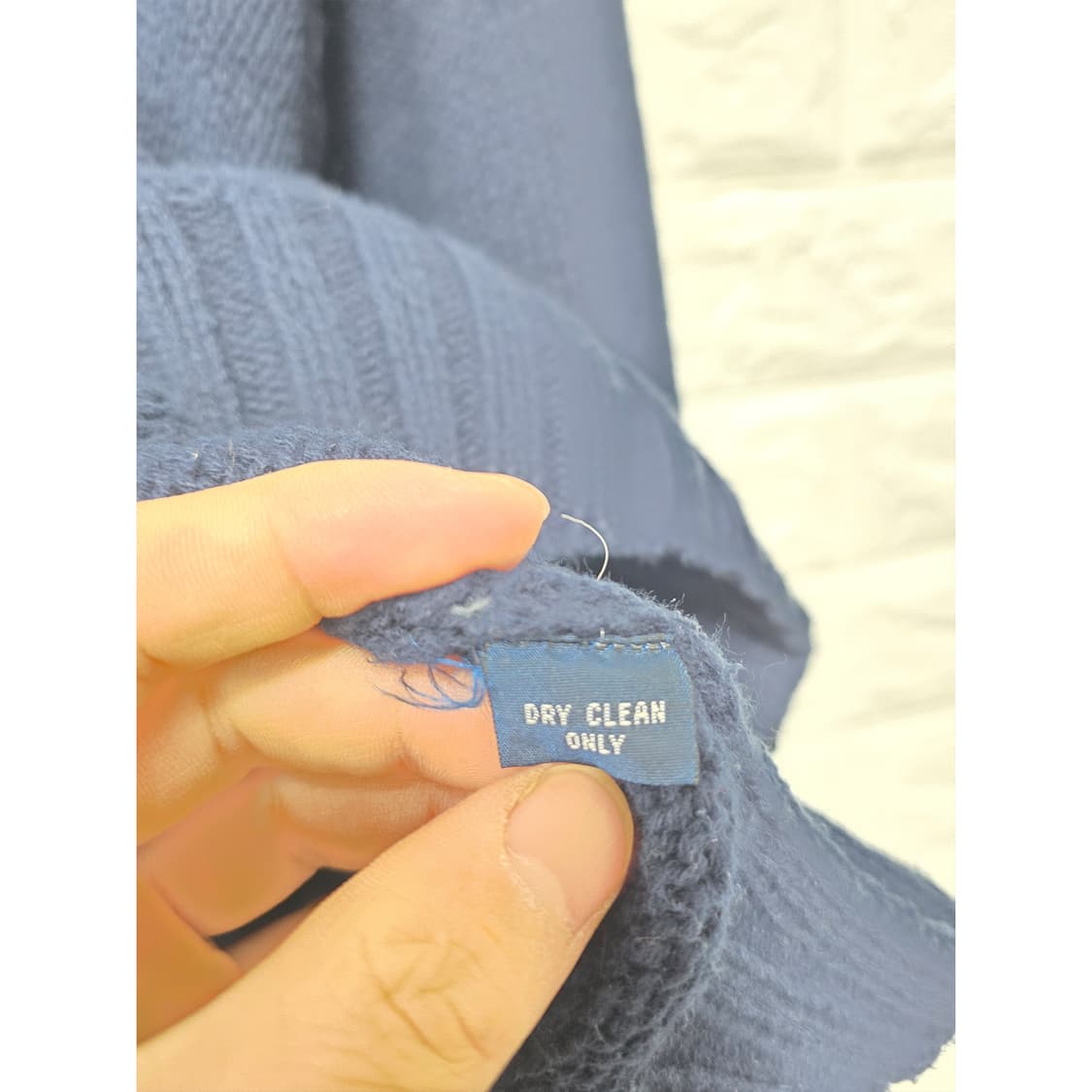 택포_ 폴로 랄프로렌 V넥 코튼 니트 네이비 L 상품이미지3