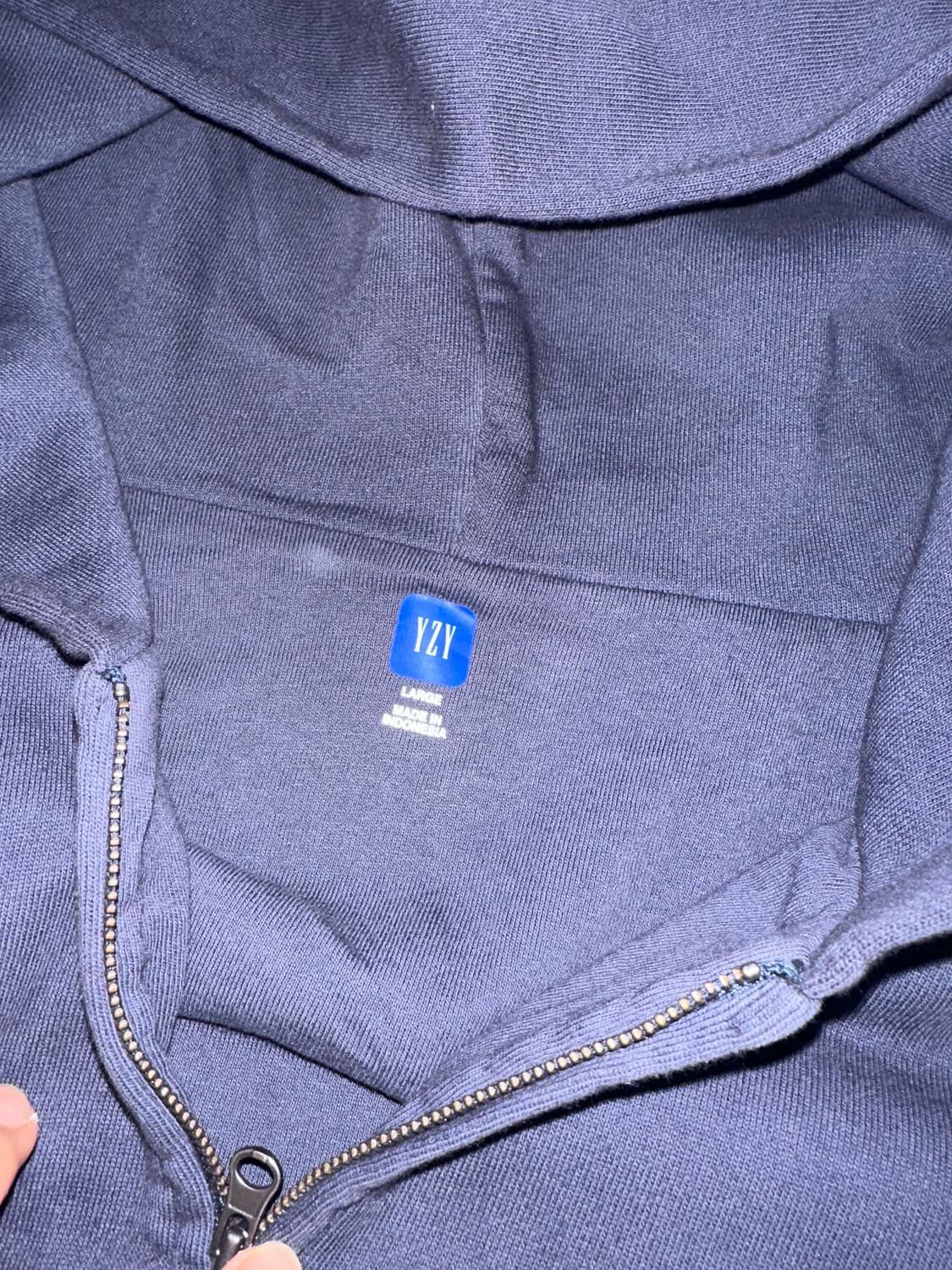 이지갭 후드집업 네이비 L 상품이미지2