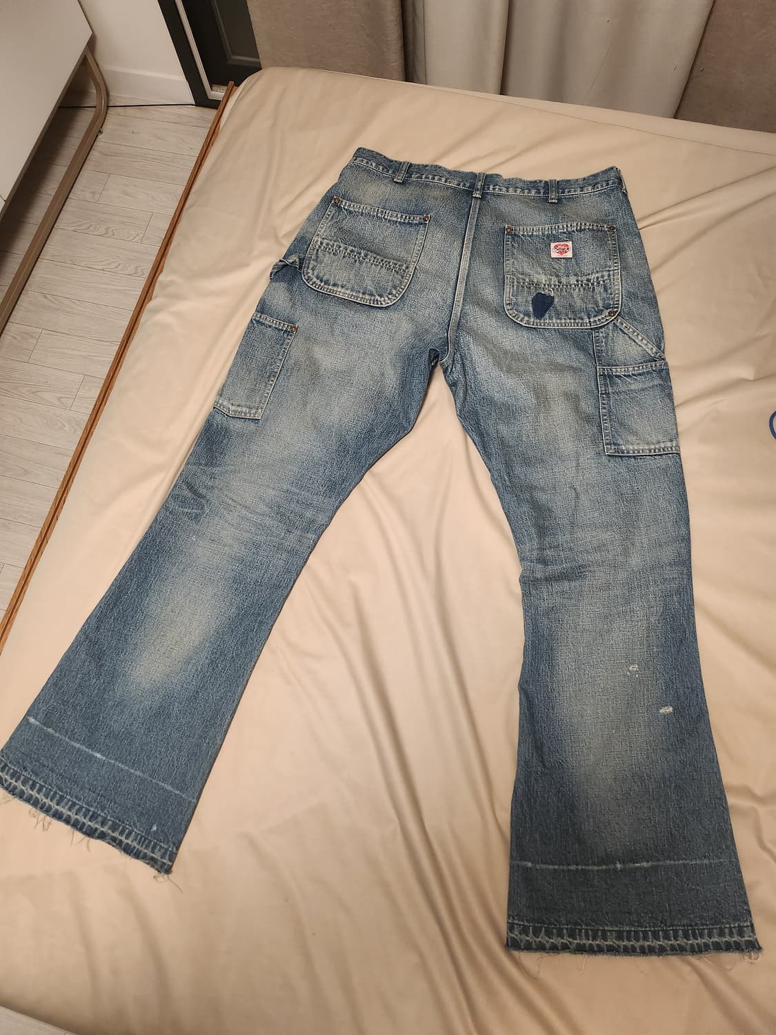 세인트미카엘 더블니 데님 L 상품이미지6