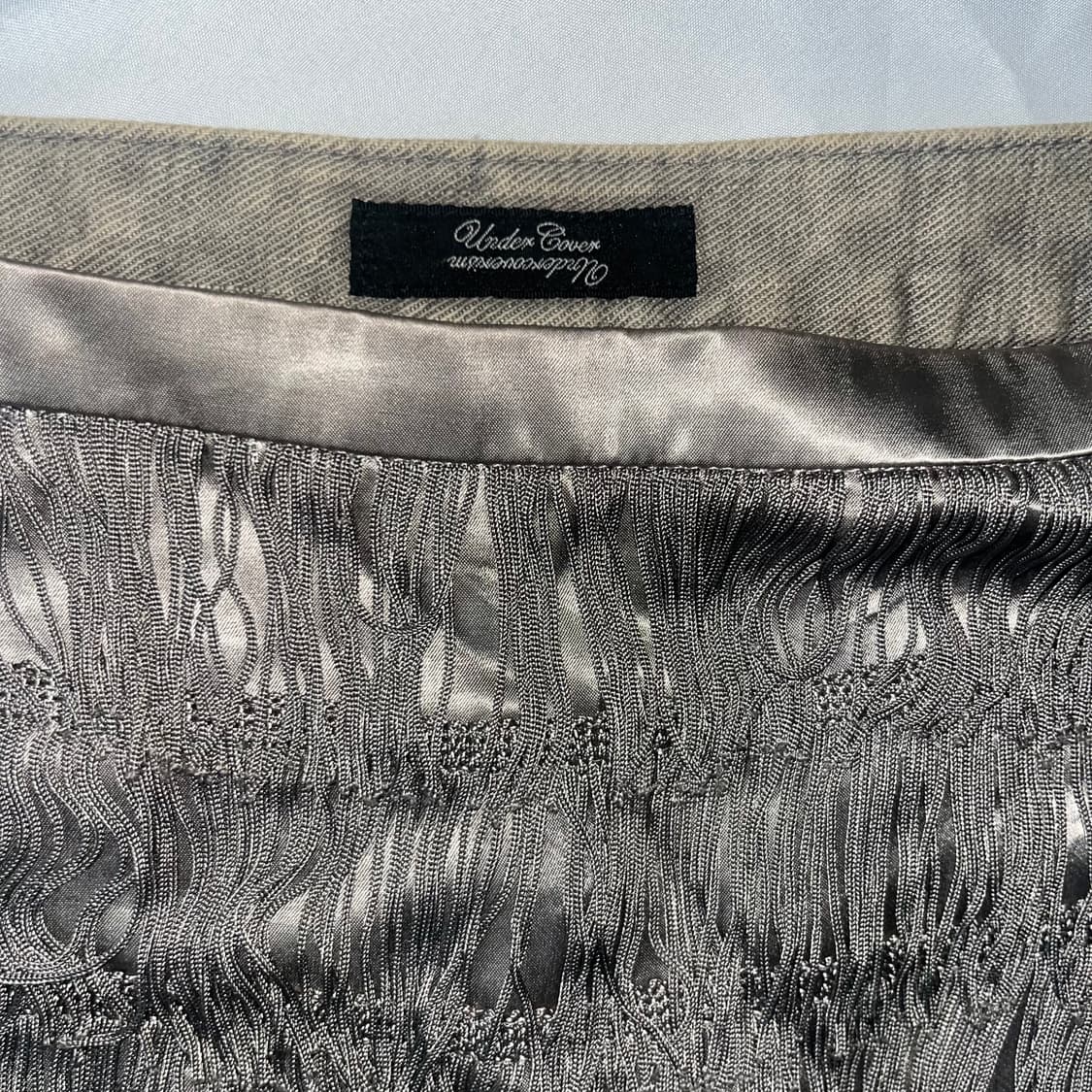 undercover satin tassle mini skirt 상품이미지2