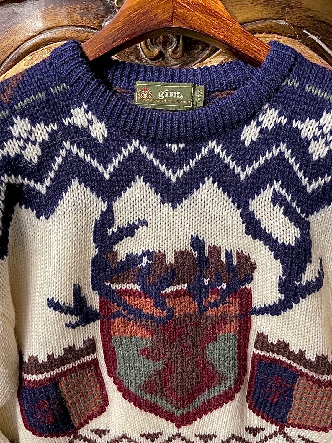 사슴뜨게 니트 상품이미지2