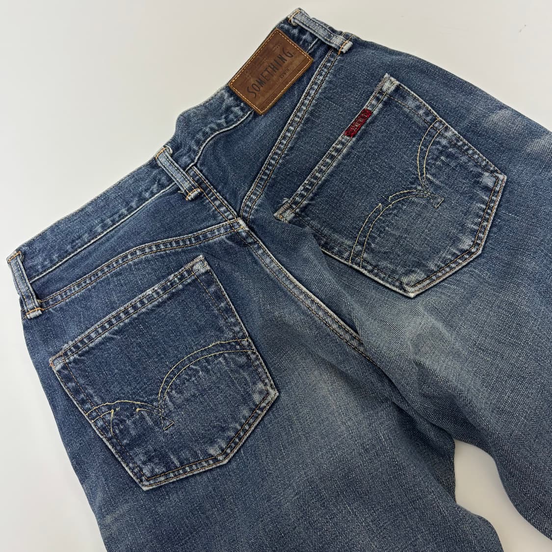 썸싱(SOMETHING) 아카이브 505 빈티지 스트레이트 데님 상품이미지5