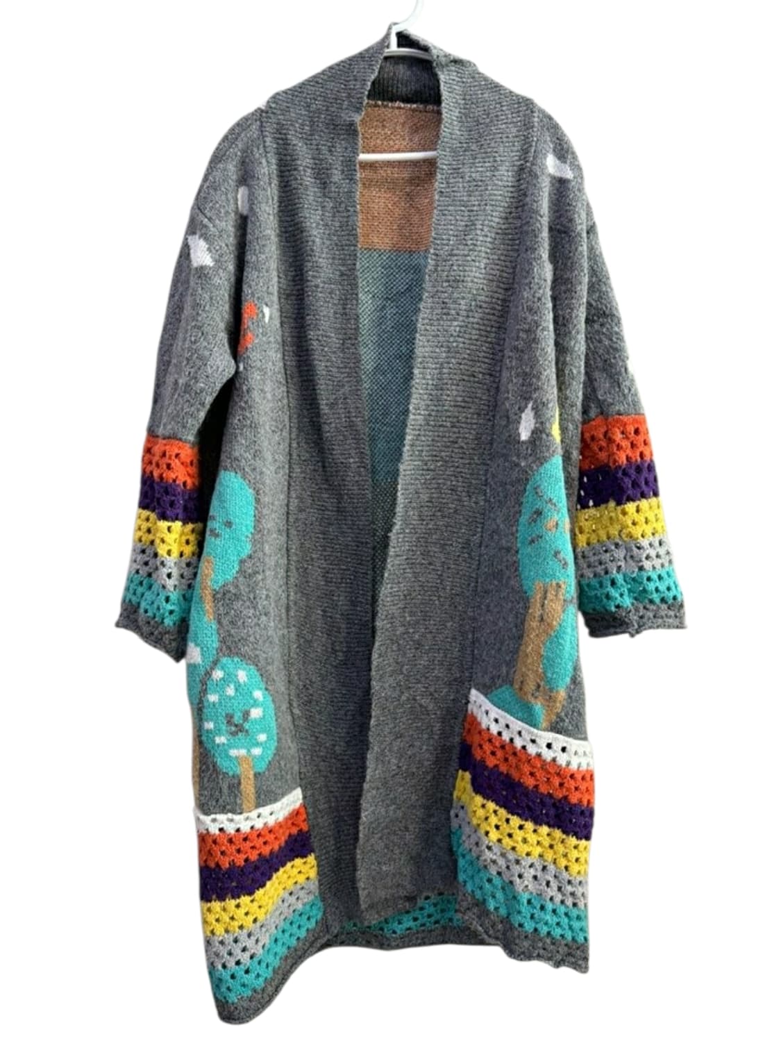 빈티지매력 큐티 러브리한디자인 니트가디건 고가라인짜임니트 럭셔리 롱카디건 상품이미지1