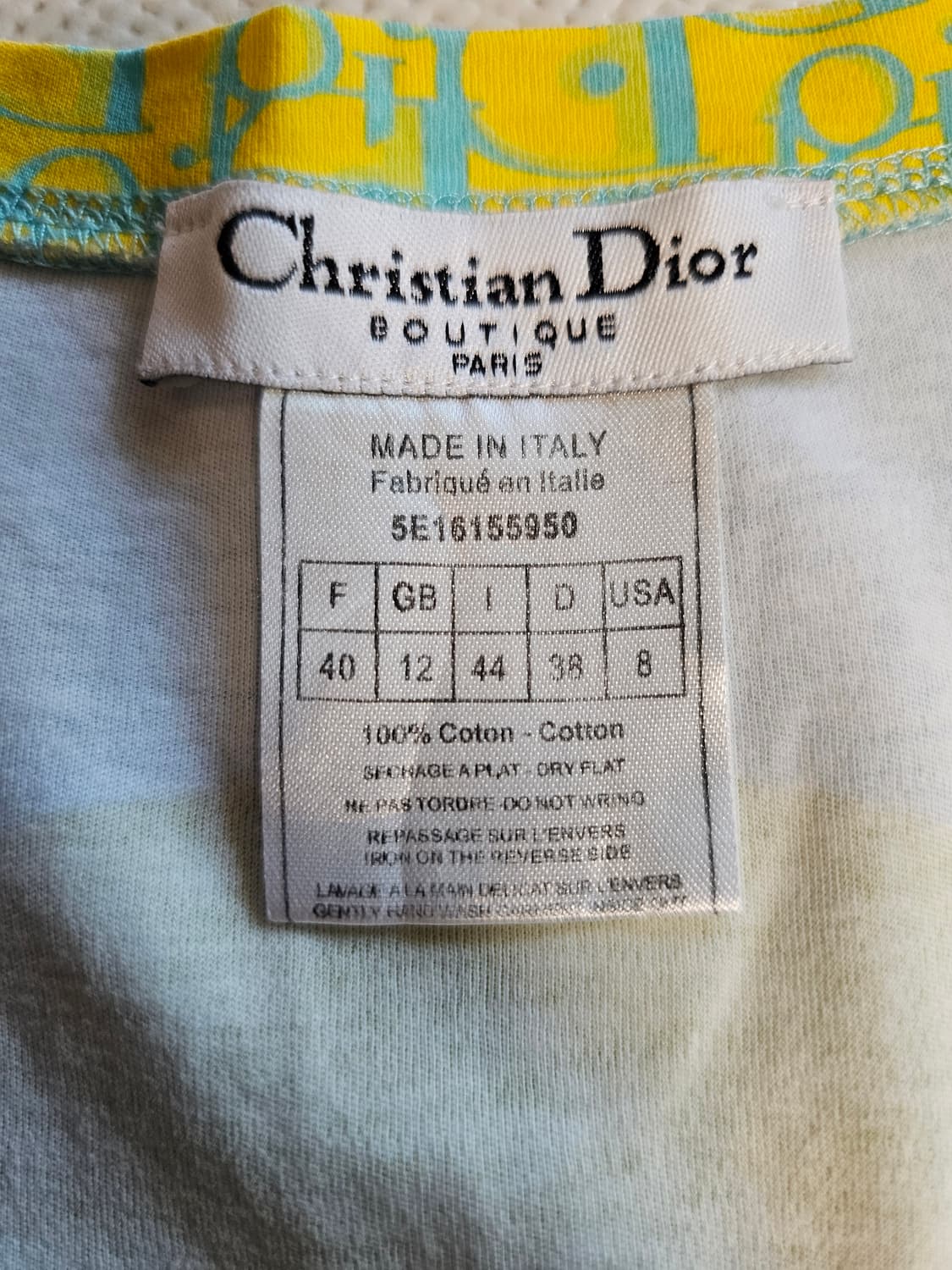 05SS Dior John Galliano Archive 큐빅 티셔츠 상품이미지3