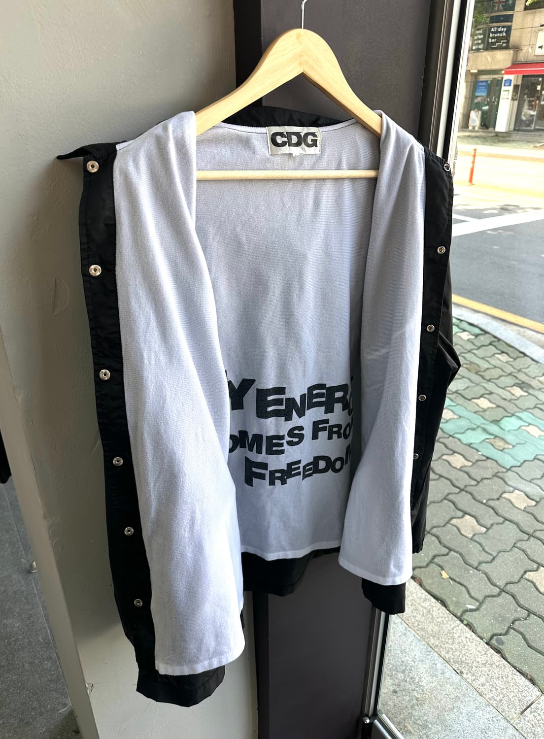 L/ 꼼데가르송 CDG 나일론 코치자켓 상품이미지6
