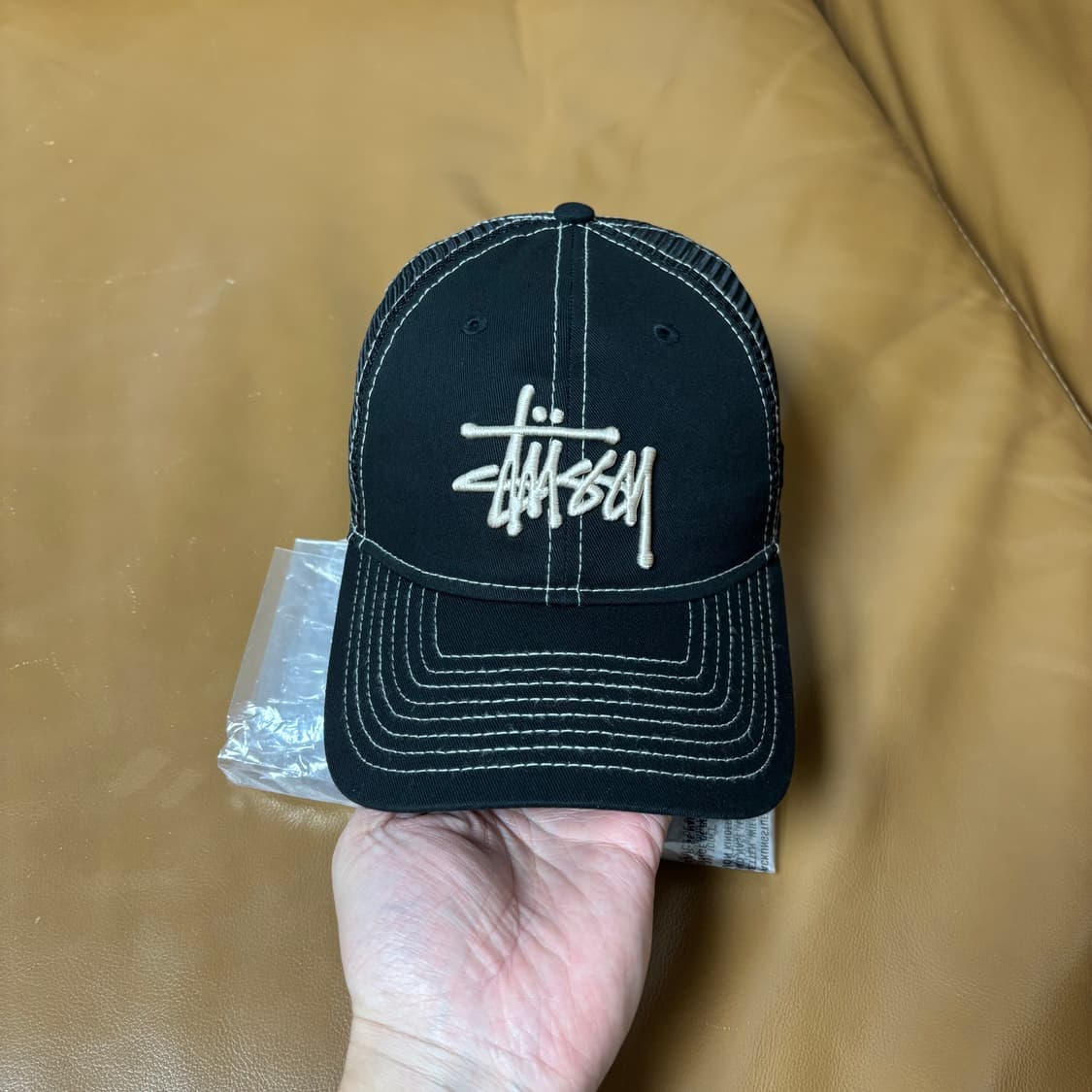 스투시 뉴에라 볼캡 모자 9Twenty 베이직 트러커 블랙 상품이미지2