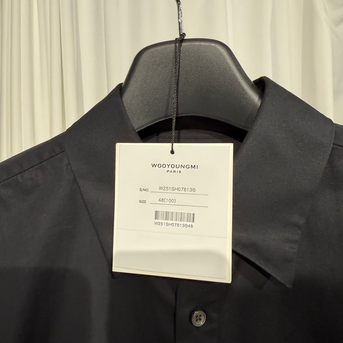 (48) 우영미 백로고 셔츠  상품이미지4