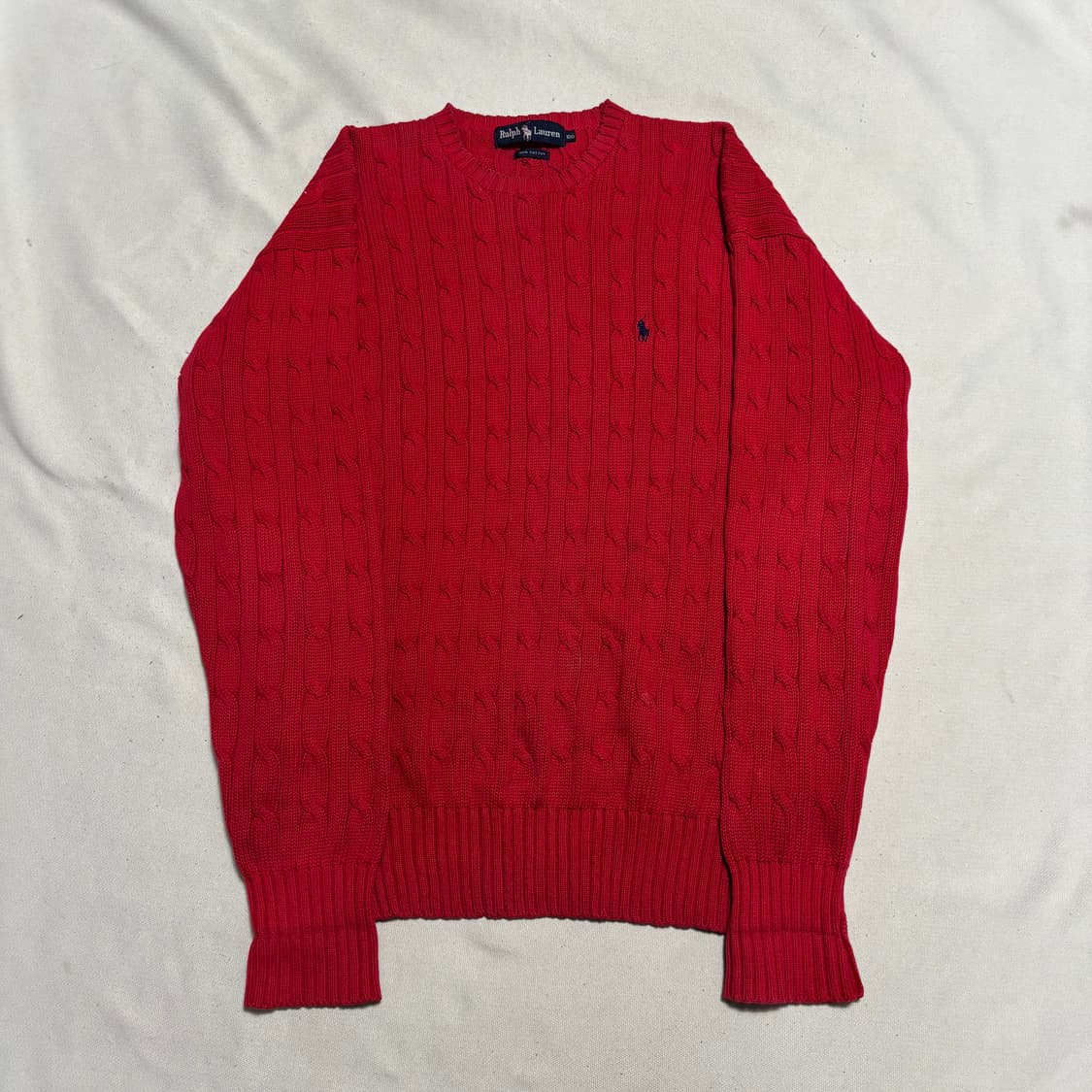 100 폴로랄프로렌 네이비 포니 케이블 니트 상품이미지2