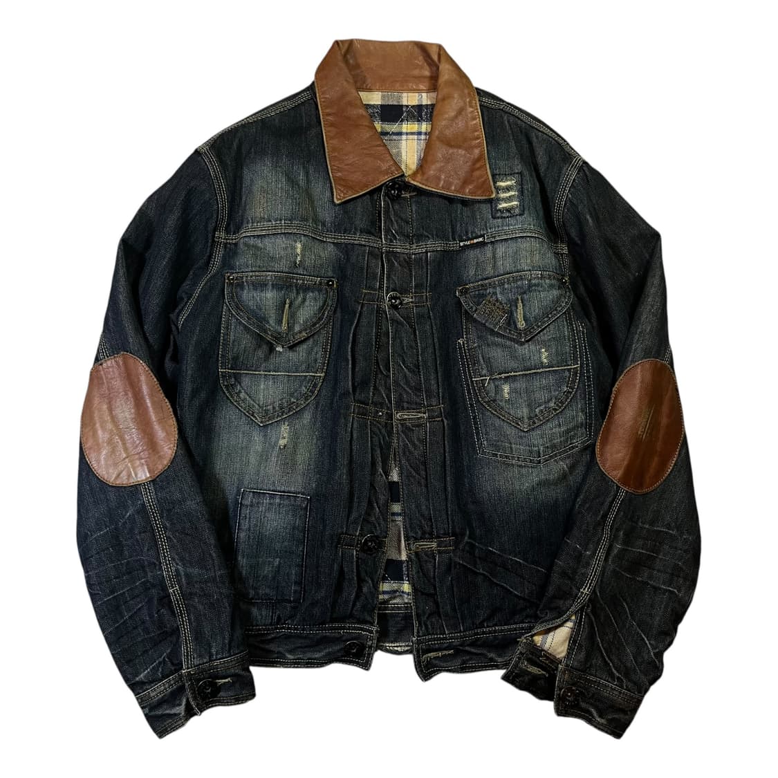 Vintage 빈티지 패치 데님 자켓 상품이미지1
