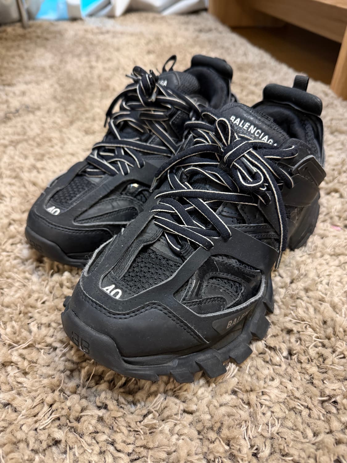 발렌시아가 트랙스니커즈 블랙 40 상품이미지3