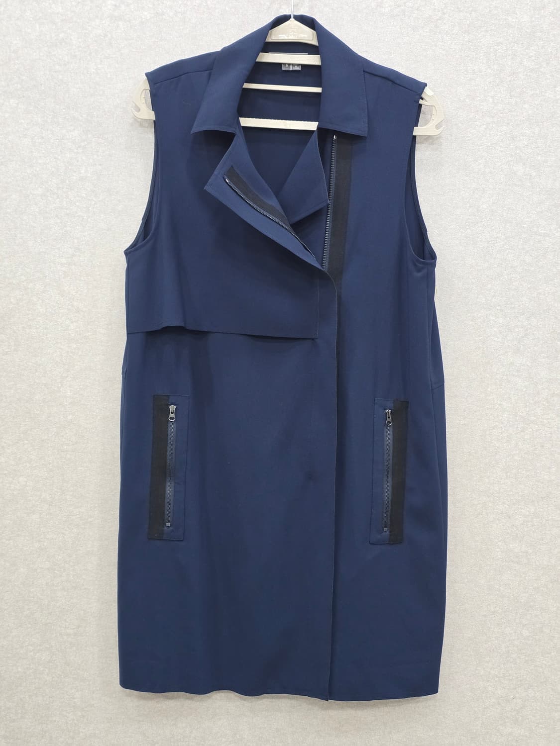 VINCE (빈스) 네이비 롱 베스트 상품이미지1