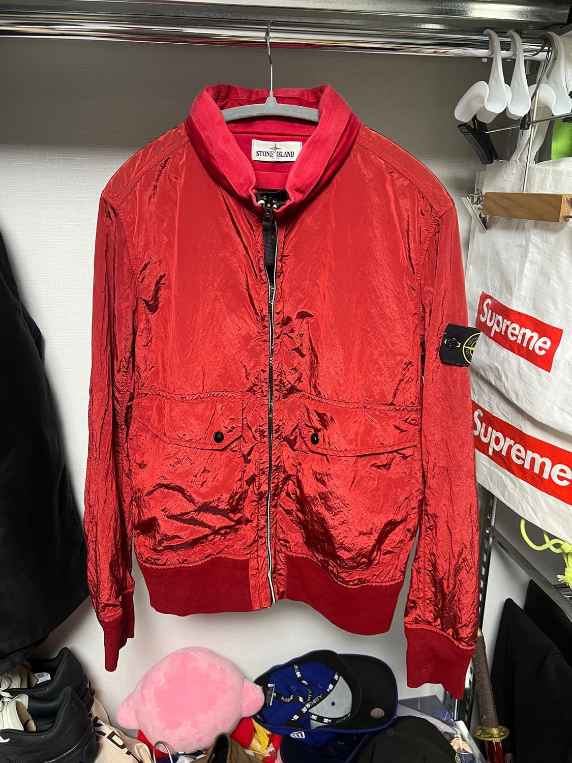 스톤아일랜드 나일론 메탈 자켓 95 m~L 상품이미지1