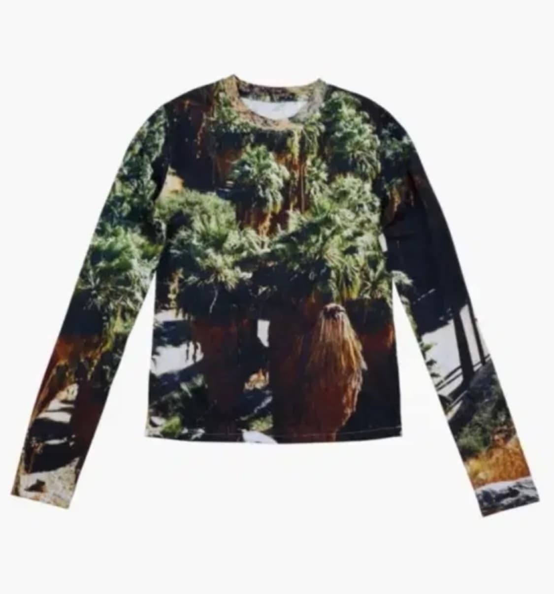 루앱 LUAEB 디자이너 브랜드 라운드넥 롱 슬리브 긴팔티 티셔츠 상품이미지1