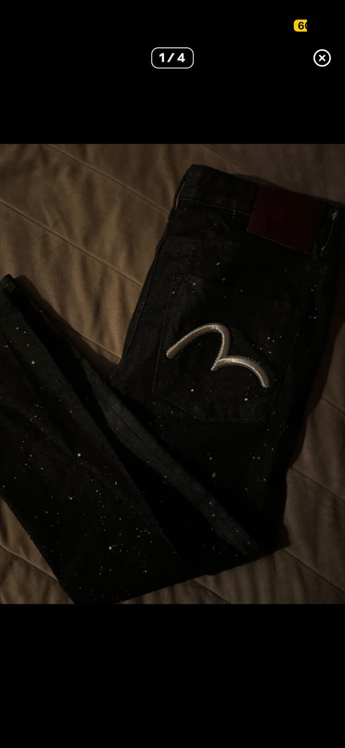 에비수 블랙 찡 스키니진 상품이미지1