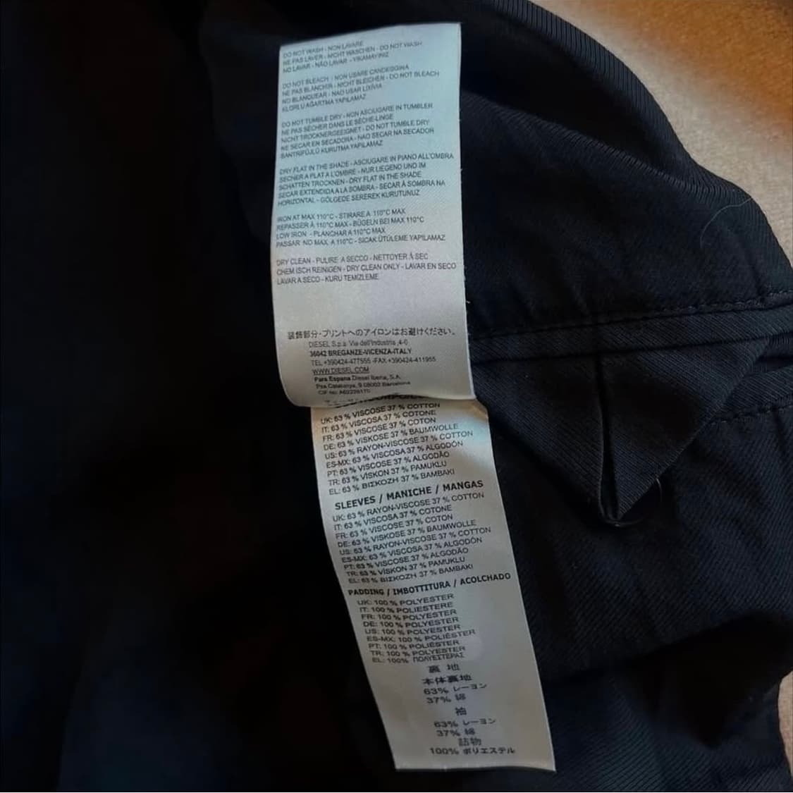 디젤 ma-1 카멜 코트 상품이미지7