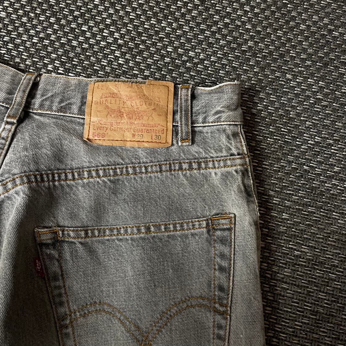 (29) 리바이스 569 29X30 그레이 데님 팬츠 루즈 스트레이트핏 상품이미지7