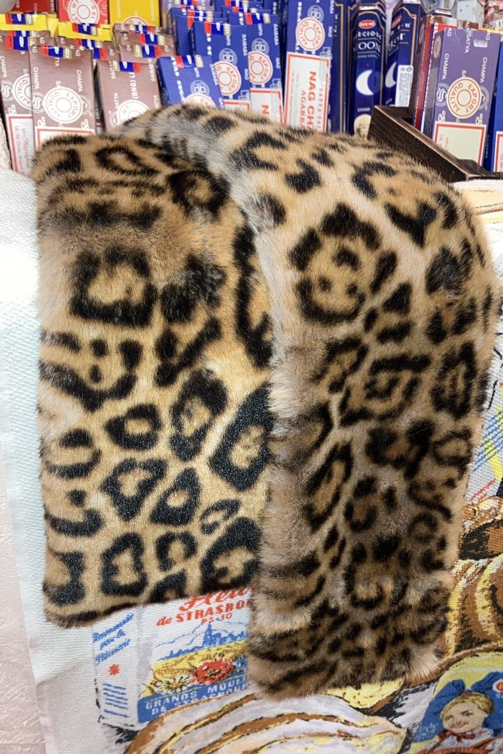 호피 퍼 머플러 상품이미지3