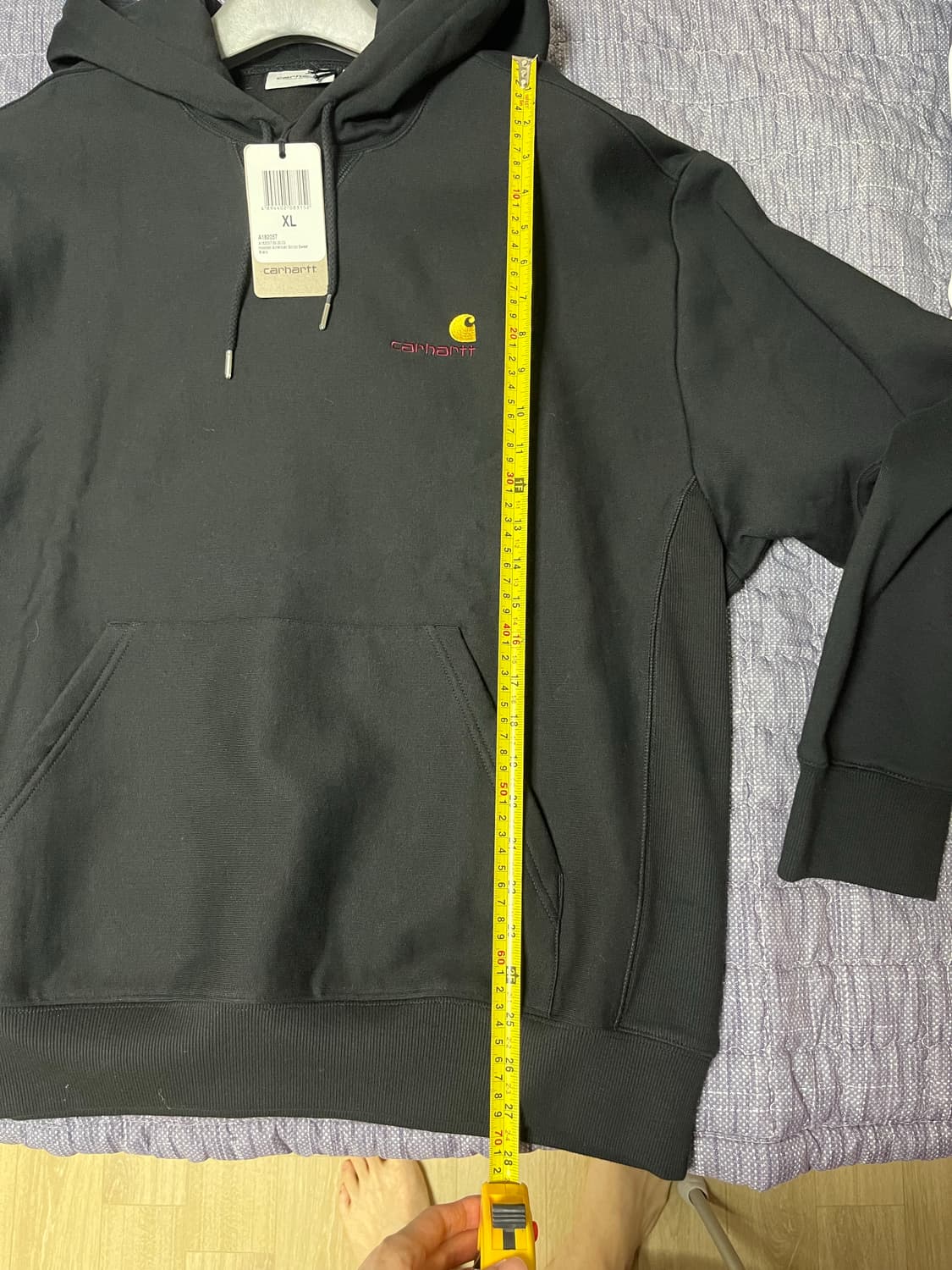 칼하트 wip 기모 맨투맨 블랙 XL (새상품) 상품이미지5