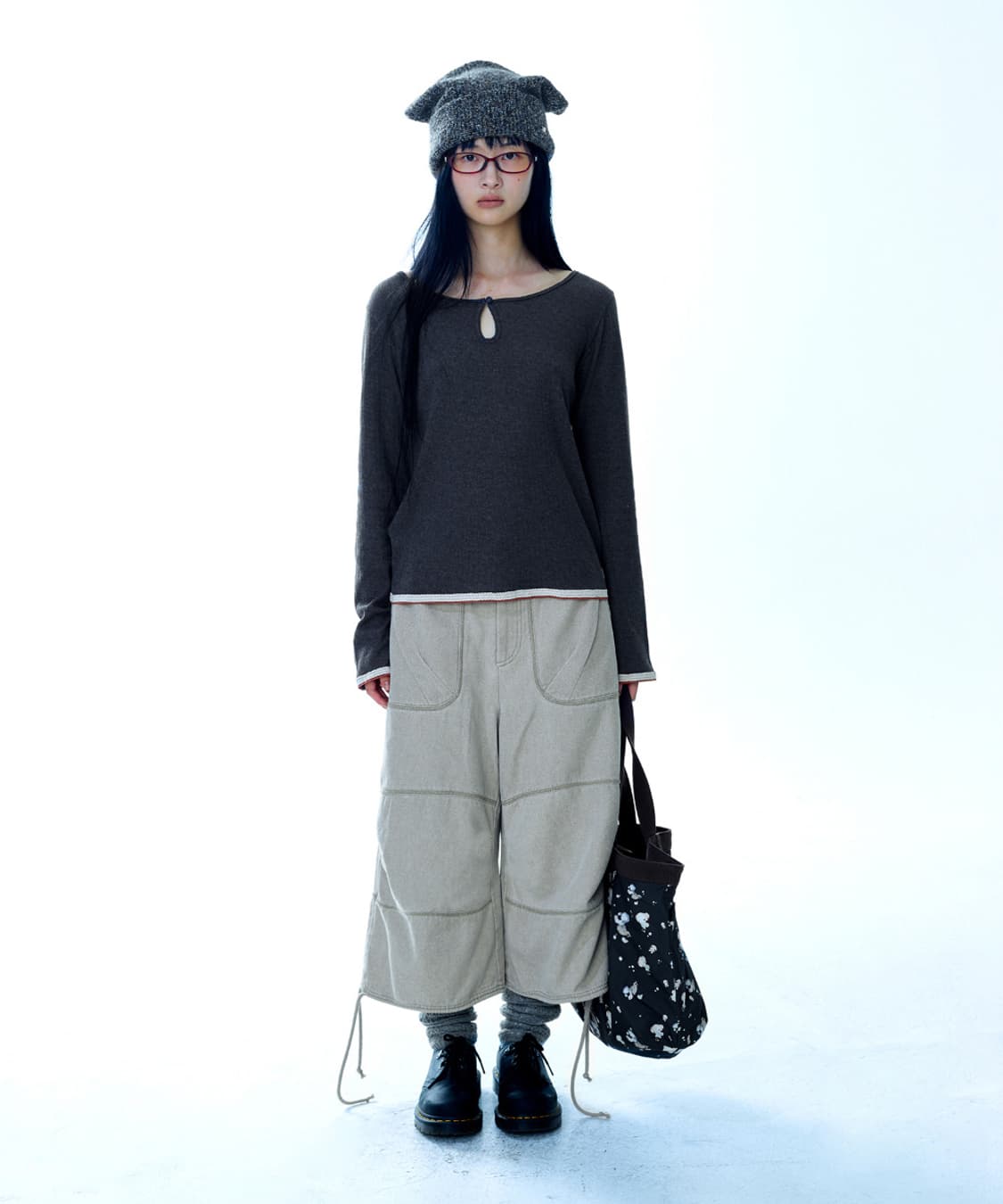 Coyseio zigzag pants beige - size 1  상품이미지1