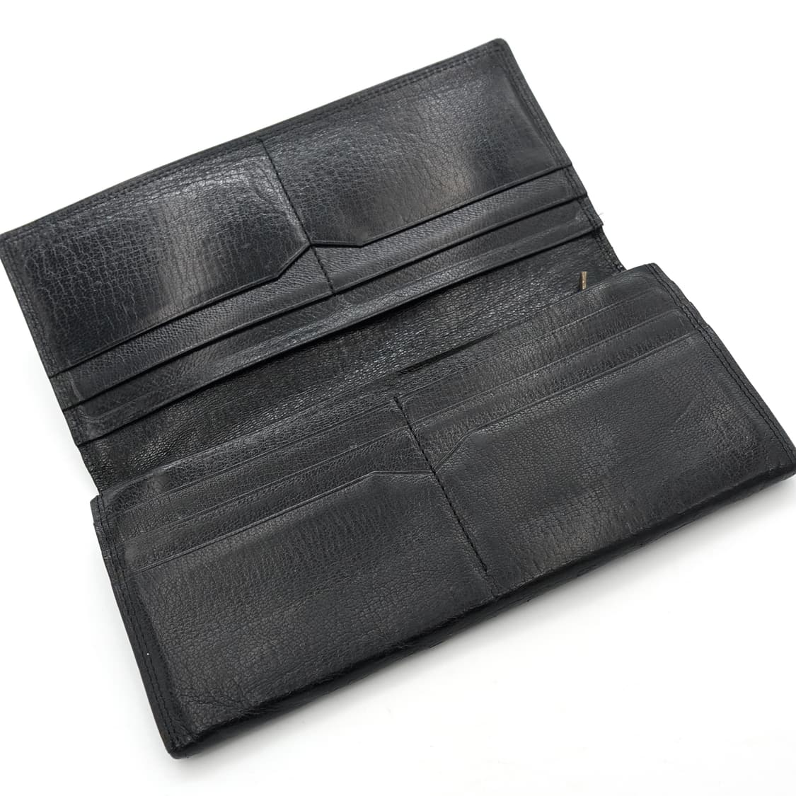 LEATHER 빈티지 블랙 레더 가죽 장지갑 상품이미지6