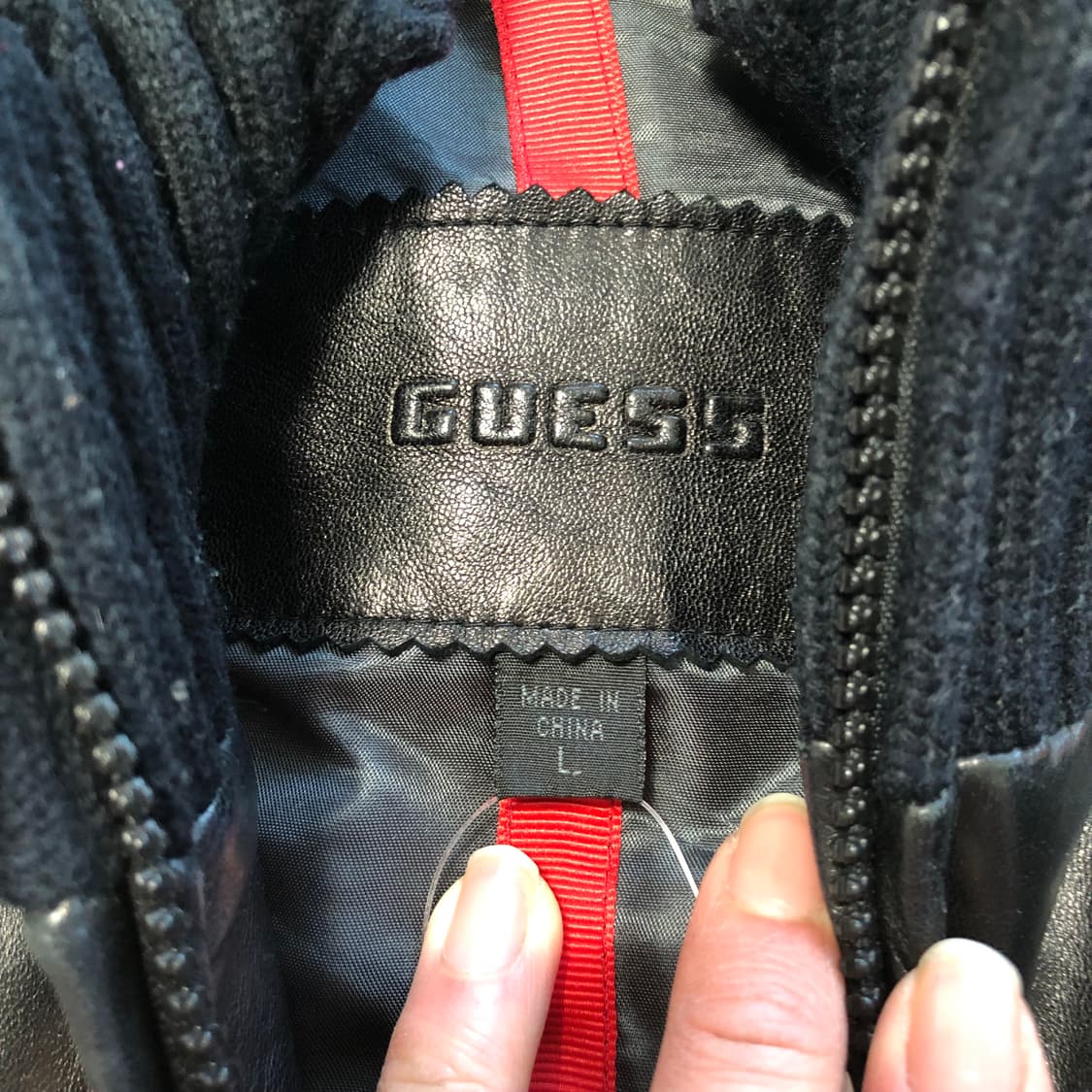 Old 게스 리얼레더자켓  상품이미지5