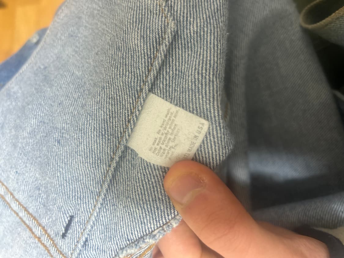 90‘s 리바이스 3세대 데님자켓 상품이미지3