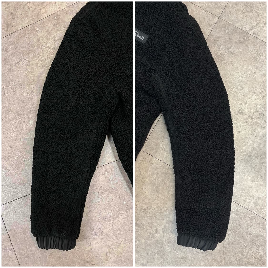 몽벨 리버시블 플리스 다운 패딩 자켓 블랙 #csz2651 상품이미지7