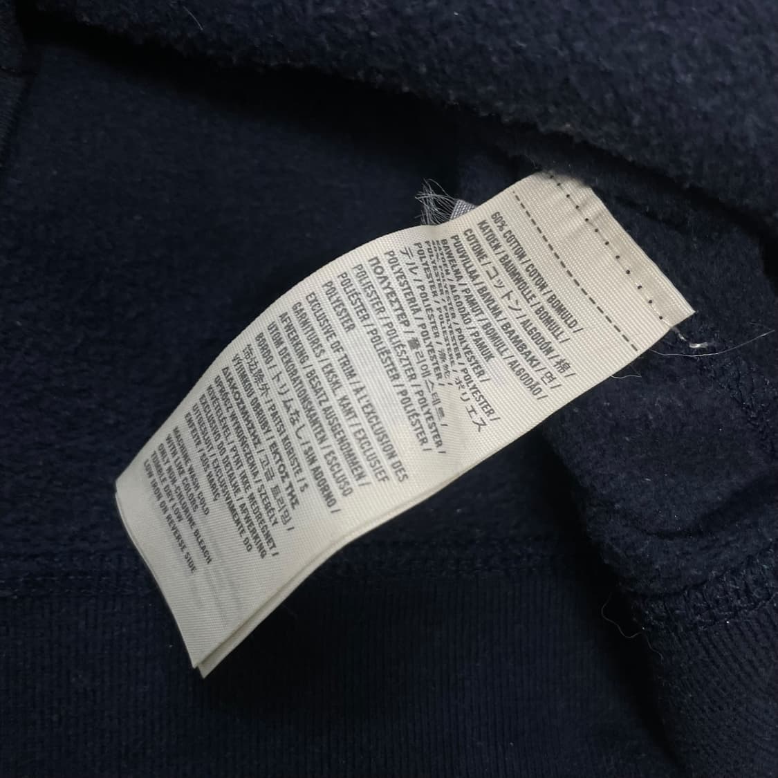 홀리스터 사이드 로고 후드집업 네이비 상품이미지6