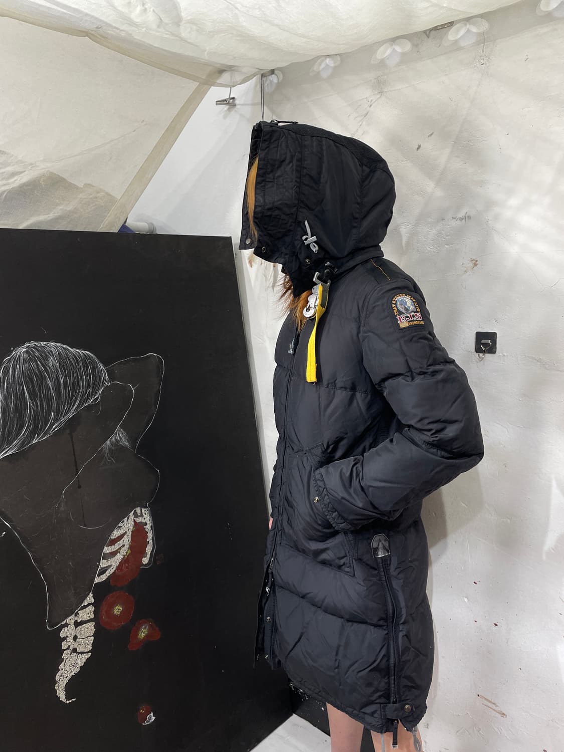 파라점퍼스 마스터피스 롱베어 롱패딩 M 상품이미지5