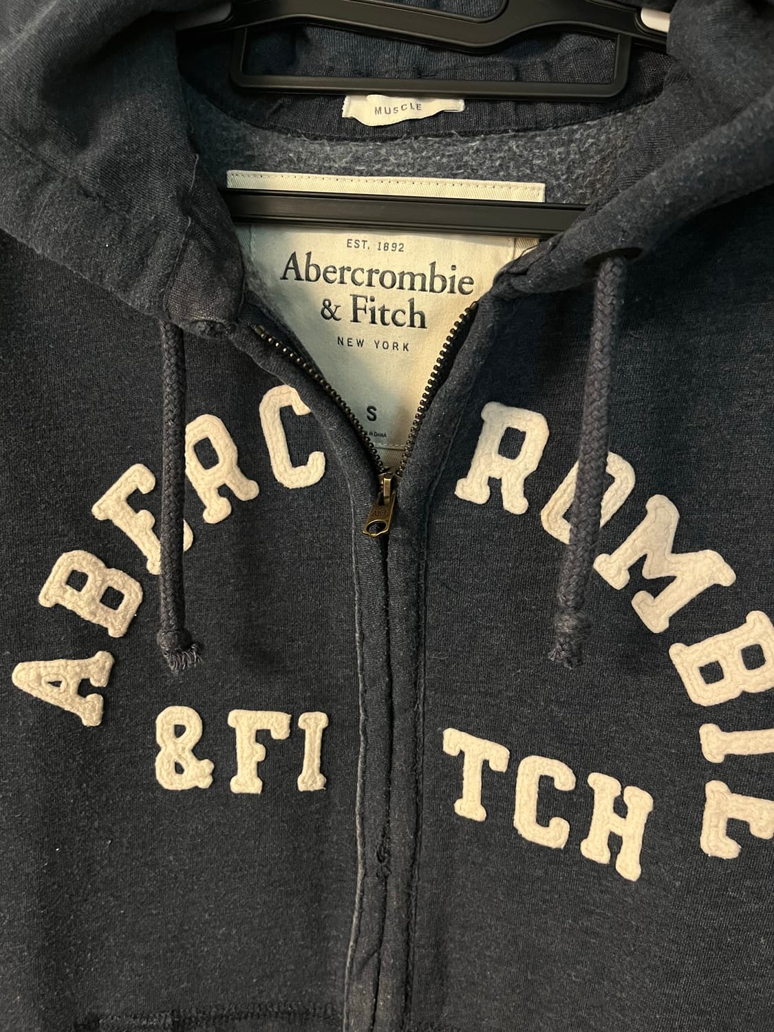 아베크롬비 네이비 대장 후드집업 (S size)  상품이미지4