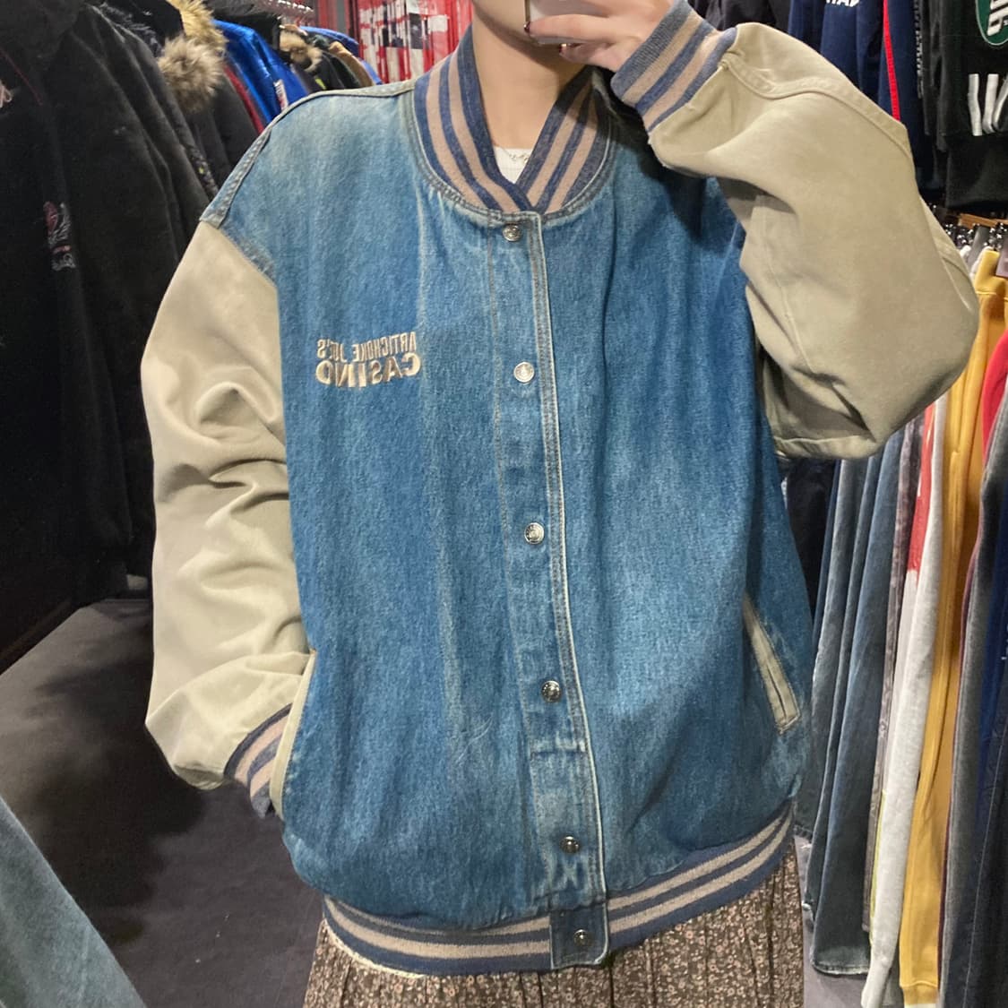 [IM] Tri-Mountain 바시티 자켓 중청 상품이미지4