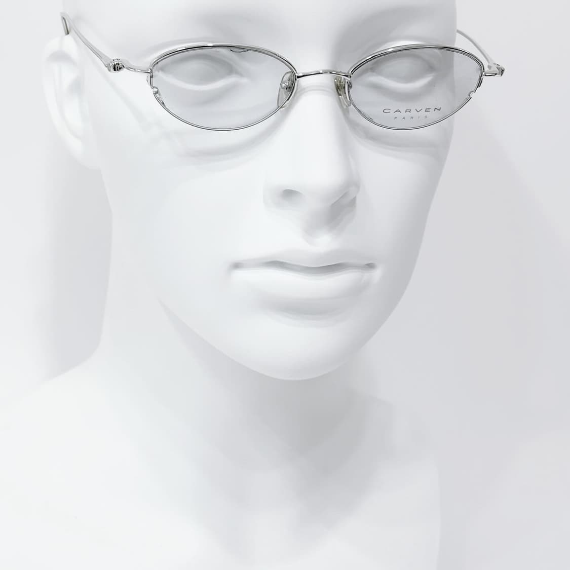 키지클럽 CARVEN 실버 반무테 데드스탁 빈티지안경 상품이미지5