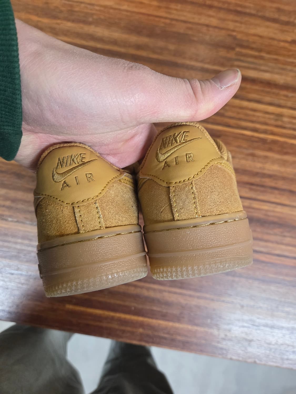 나이키 키즈 주니어 에어포스 된장 205 상품이미지4