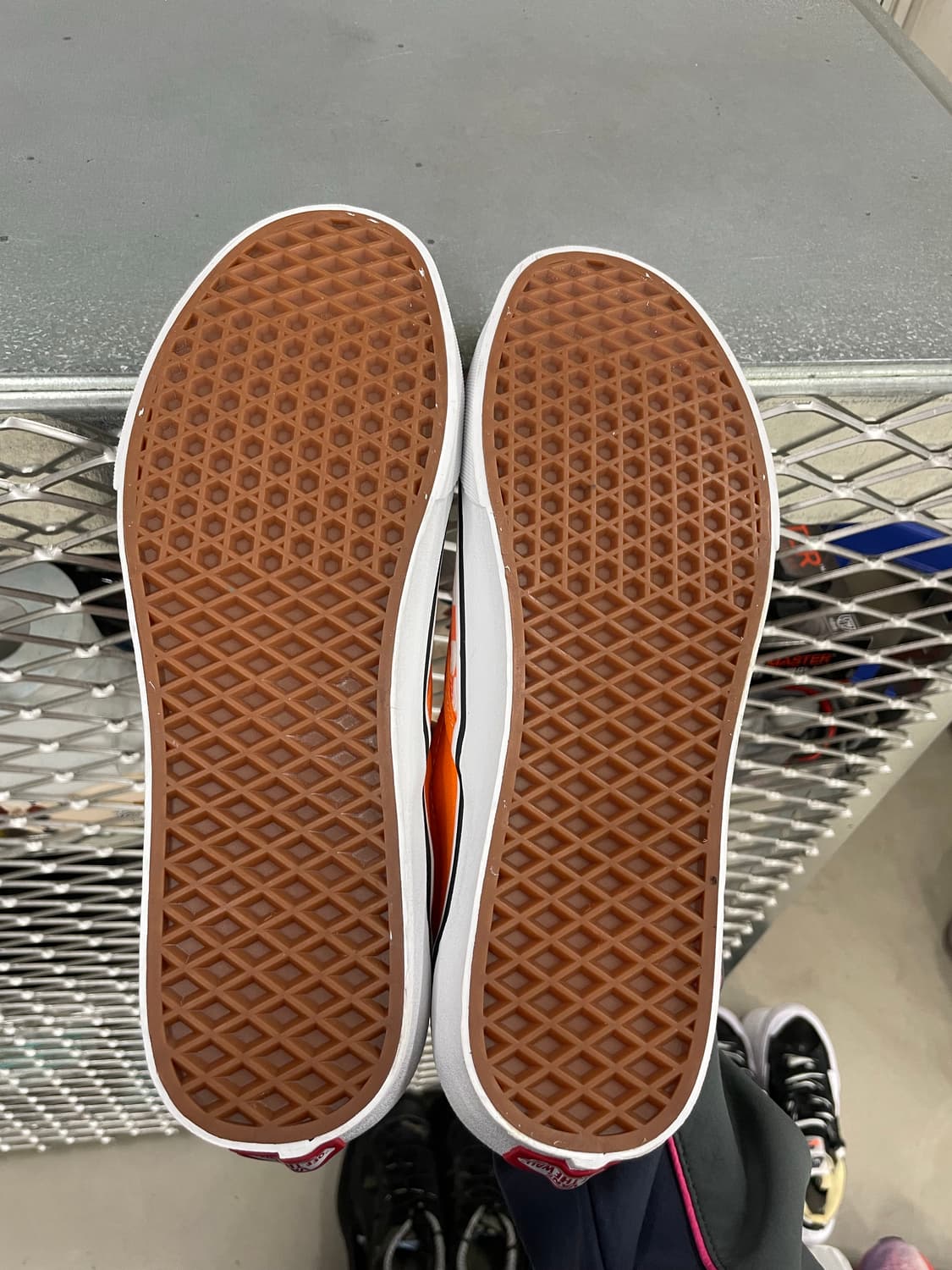 반스 체커보드 슬립온 오렌지 300 상품이미지6