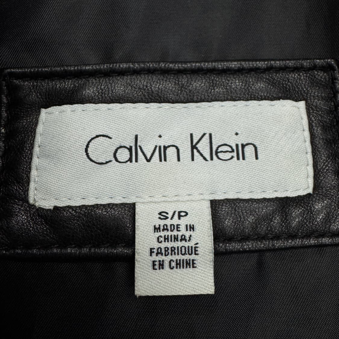 캘빈클라인 바이커 레더 가죽자켓 상품이미지5