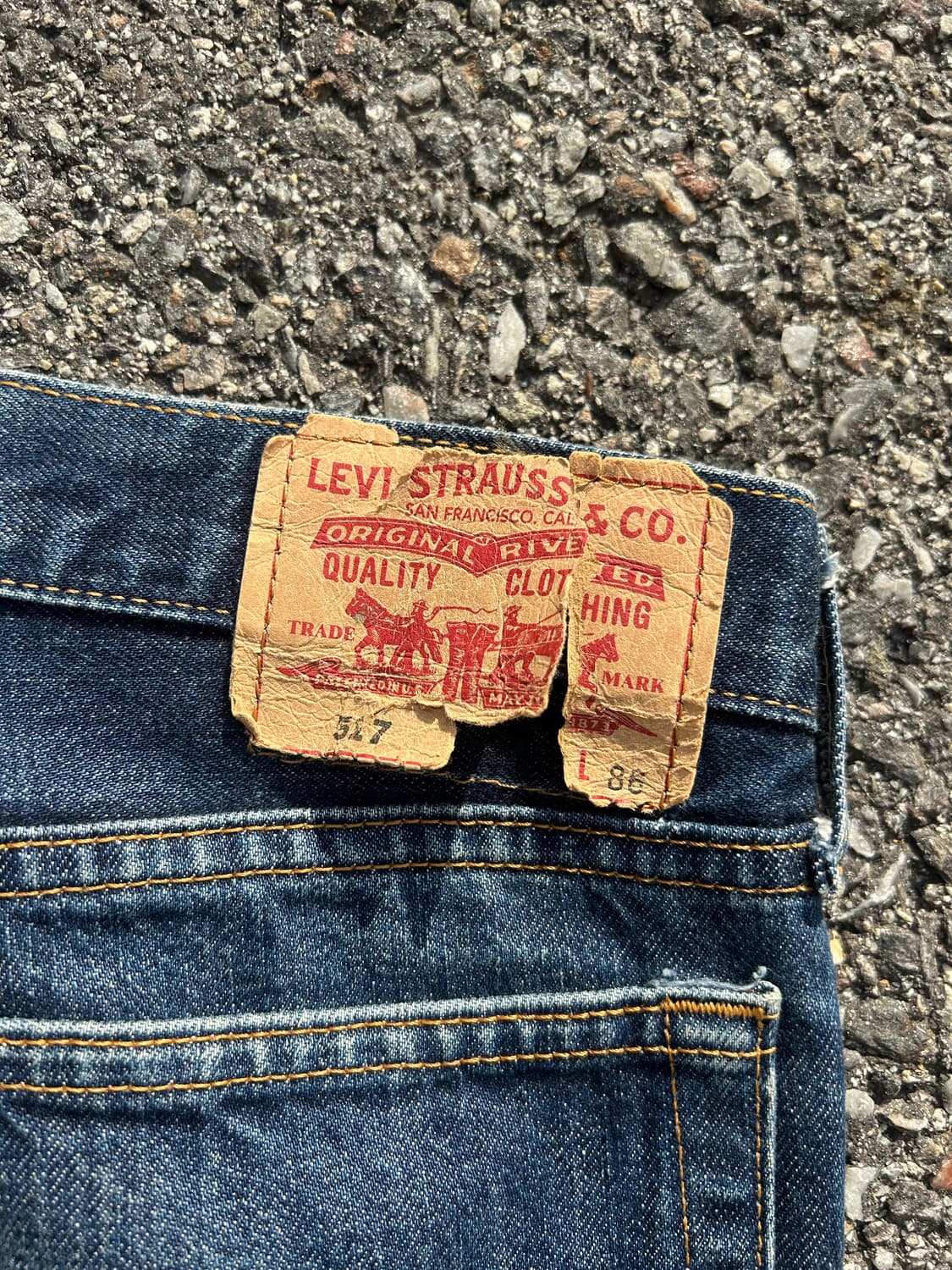 90‘s Levi’s517 Bootcut 31in 상품이미지4