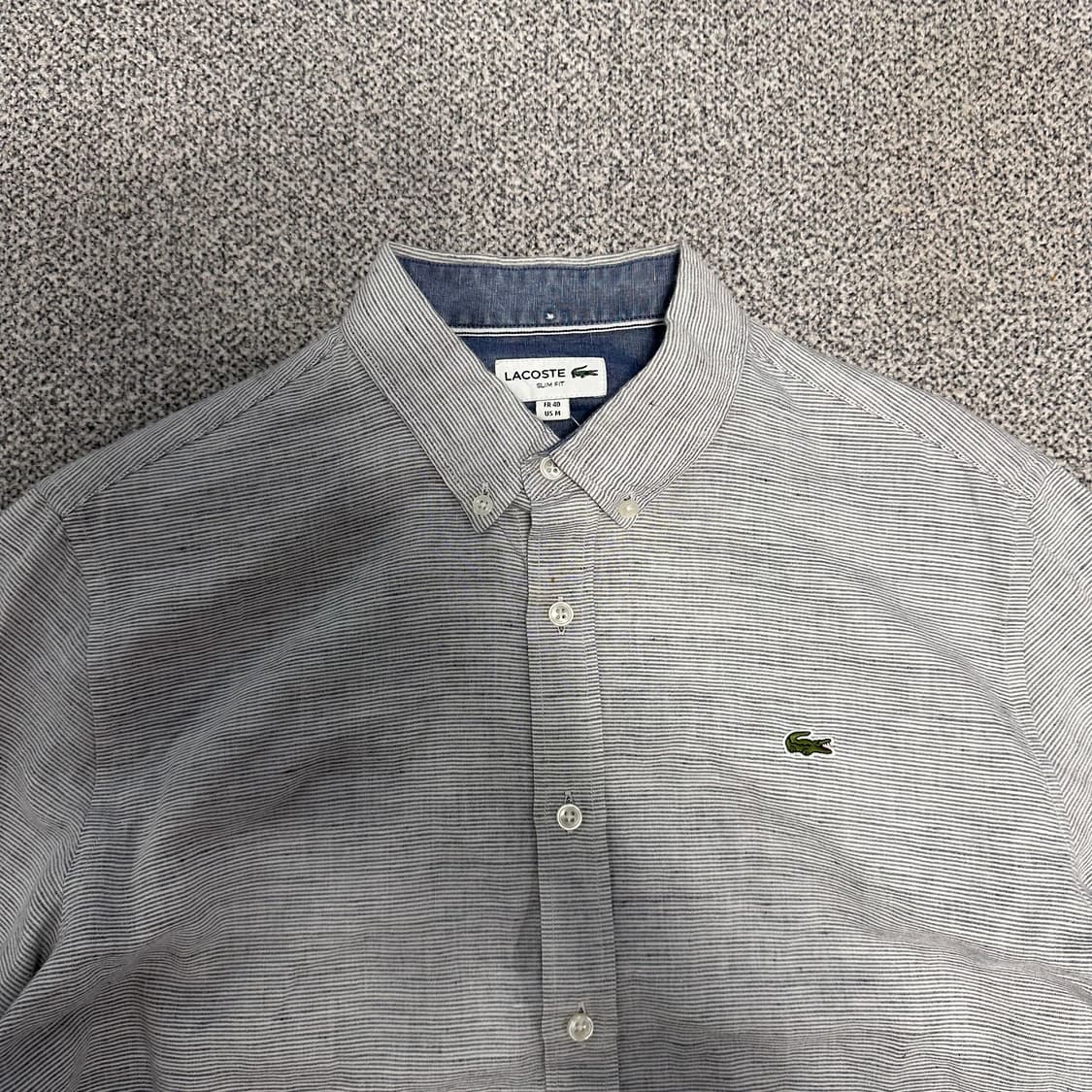 라코스테 스트라이프 셔츠 상품이미지2